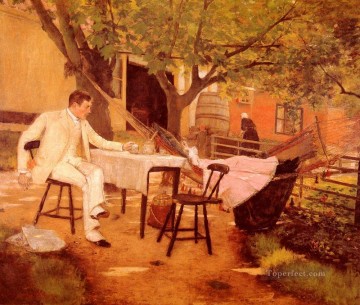 William Merritt Chase Painting - Sunlight and Shadow William Merritt Chase